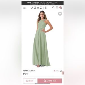 Azazie Bridesmaid Dress - Kaleigh - Color Dusty Sage